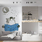 Stargazing Bear Wallpaper for Kids Wall Mural Room Decor Adventure Theme